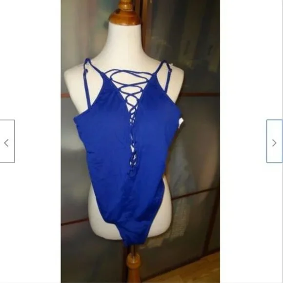 LA BLANCA Island Goddess Lace Up Swimsuit - Picture 6 of 6